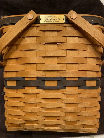 Longaberger Collectors Club Membership Basket Cover