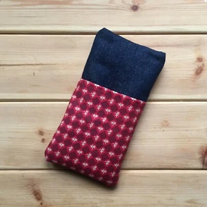 CUSTODIA COVER BORSA PROTETTIVA TESSUTO FATTO A MANO PER IPHONE 12 / 11 / 8 / 7 - Foto 1 di 4