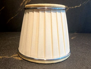 CONE PLEATED LAMPSHADE, Ø 12 cm, FOR LAMP, By BANCI FLORENCE, HANDMADE IN ITALY - Picture 1 of 16