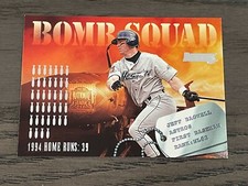 1995 Donruss Bomb Squad Jeff Bagwell Frank Thomas #2 Astros White Sox (B) 