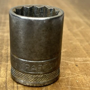 De colección Craftsman BE 13/16" Enchufe Poco Profundo Subrayado Logo 1/2" Unidad Moleteado - Imagen 1 de 10