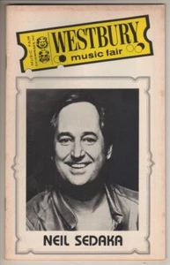 Neil Sedaka Playbill 1980 Westbury Music Fair Monteith and Rand - Bild 1 von 1