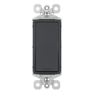 Legrand radiant TM870GCC10 15 Amp Rocker Wall Switch, Single Pole Decorator Ligh - Picture 1 of 9