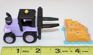 TRIX Bob The Builder DieCast Forklift Purple 2004 Learning Curve 3" - Picture 1 of 6
