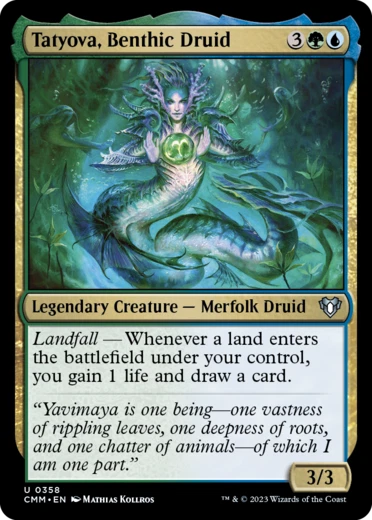 MTG Tatyova, Benthic Druid English CMM - Image 1 of 1