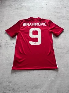 ADIDAS MANCHESTER UNITED 2016 / 2017 HOME IBRAHIMOVIC FOOTBALL SOCCER JERSEY - Picture 1 of 14