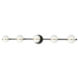 Dainolite SOF-415W Sofia 5 Light 41"W Vanity Light - Black - Picture 1 of 5