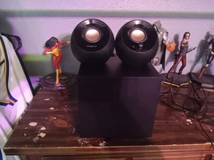Creative Pebble Plus 2.1 USB-Powered 8W Desktop Speakers - Black - Tested Works - Bild 1 von 7