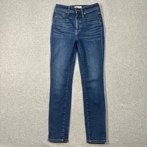 Madewell Jeans Damen 25 Blau Dark Wash Denim Curvy High Rise Skinny Stretch - Bild 1 von 11