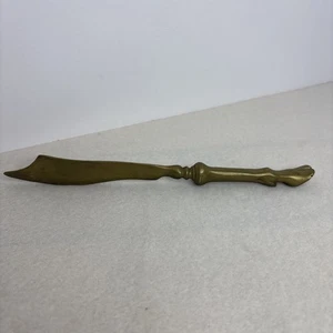 Vintage 1977 Arthur Court Designs Brass Letter Opener w/ Camel Leg And Sabre - Picture 1 of 5