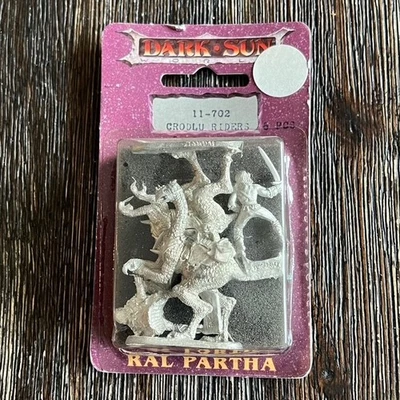 Ral Partha Dark Sun Crodlu Riders Miniatures 11-702 AD&D Dungeons & Dragons 1992 - image 1 of 2