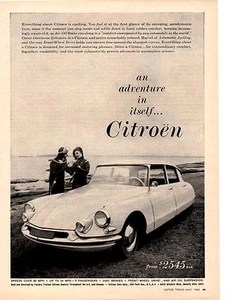 1960 CITROEN ~ CLASSIC ORIGINAL PRINT AD - Picture 1 of 1