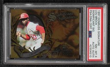 1997 Donruss Signature Series Significant Signatures Lou Brock PSA 8 Auto HOF