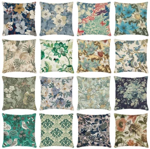Botanical Plants Throw Pillow Case Chinese Wild Flowers Cushion Cover Pillowslip - Picture 1 of 57