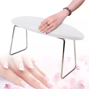 Leather Nail Art Hand Pillow Arm Rest Holder Cushion Support Manicure Tool White - Picture 1 of 10