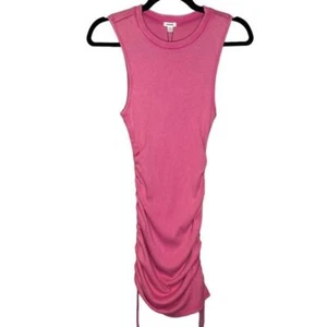 GARAGE Ria Side Ruched Tank Dress Ribbed Size XS NWT - Bild 1 von 11