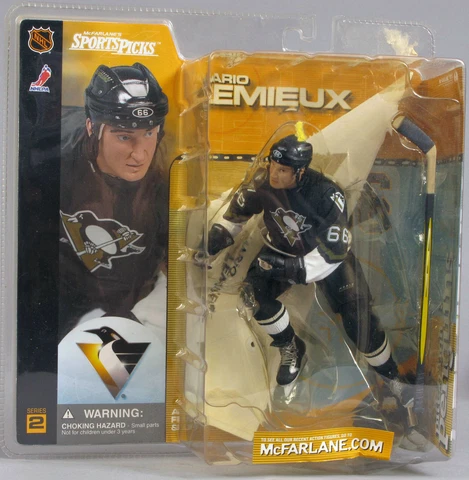 MCFARLANE MARIO LEMIEUX ACTION FIGURE COLLECTIBLE TOY PITTSBURG PENGUINS RARE ! Cover