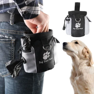 Dog Walking Training Obedience Treat Pouch Portable Pet Cat Dog Snack Belt Bag - Picture 1 of 12