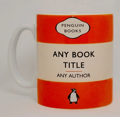 Any Book Title And Author Book Cover Mug Can Personalise Great Reading Cup Gift - Image 1 of 3