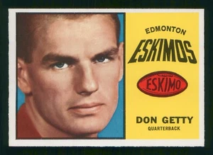 Don Getty 1964 Topps CFL 64 Nº 24 Como Nuevo+ 75597 - Imagen 1 de 2