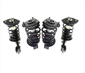 (4)  Ft Rr Complete Coil Spring Struts Fits For 00-07 Chevy Monte Carlo