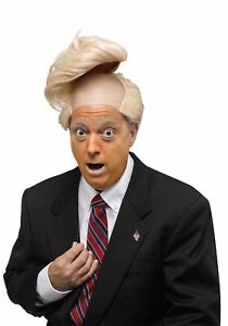 Donald Trump Comb Over Flip Wig Blonde Hair Costume Wig