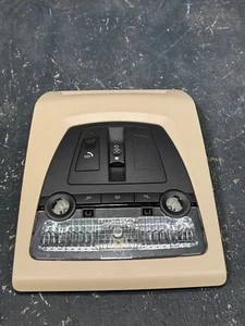 11-16 BMW F10 F12 BEIGE FRONT OVERHEAD DOME LIGHT LAMP SUNROOF SWITCH OEM - Picture 1 of 10