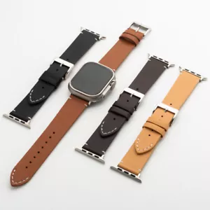 Cinturino pelle vintage per Apple Watch 10 9 8 7 6 5 4 SE 44/41/45/42/46/49mm - Foto 1 di 10