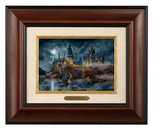 Thomas Kinkade Studios Harry Potter Hogwarts Castle 5 x 7 Brushwork Framed - Picture 1 of 4