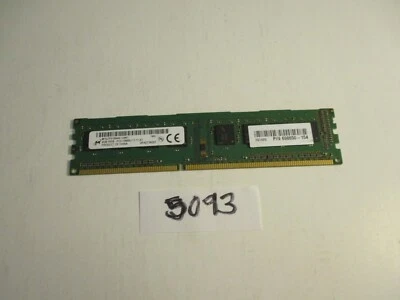 Micron MT8JTF51264AZ-1G6E1 4Gb PC3-12800 1600Mhz DDR3 Desktop Memory RAM (5093) - Image 1 of 2