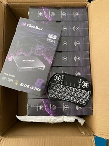 NIB vSeeBox Elite Ultra Package With Handheld Wireless Keyboard - Picture 1 of 13