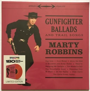 Marty Robbins Gunfighter Ballads & Trail Songs Red Vinyl New 8436559466264 - Imagen 1 de 12