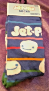 JET PUFFED Socks Men's Size 6-12 1 Pair Novelty Socks FREE SHIPPING - Picture 1 of 1