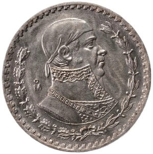 México - 1 Peso - 1961 - KM#459 - Plata .100 - Imagen 1 de 3