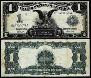 1899 $1 BLACK EAGLE SILVER CERTIFICATE NOTE~~ VERY FINE - Picture 1 of 1
