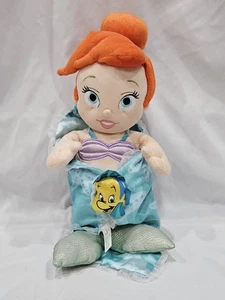 Disney Parks – Disney Babies Baby Ariel Plush with Blanket – The Little Mermaid - Picture 1 of 9