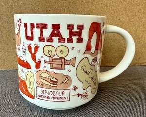 2019 Starbucks Been There Utah Coffee Mug Bryce Canyon Dinosaur Great Salt Lake - Picture 1 of 10