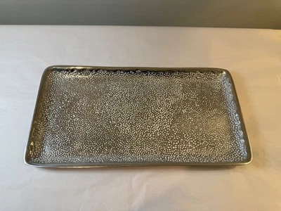 Bandeja rectangular para servir Mariposa 13,75" x 7,25", rara Foto 1 de 3