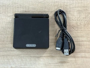 RANK B+ Gameboy Advance SP Onyx Black Region Free Any Language Console GBA S4932 - Picture 1 of 24