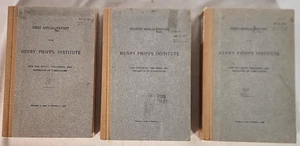 1904 1 4 & 5th Annual Report HENRY PHIPPS INSTITUTE Treatment of Tuberculosis TB - Picture 1 of 9