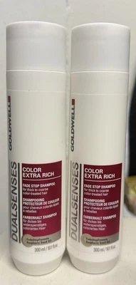 Lot of 2 Goldwell Dual Senses Color Extra Rich Fade Stop Shampoo 10.1 oz - Image 1 of 2