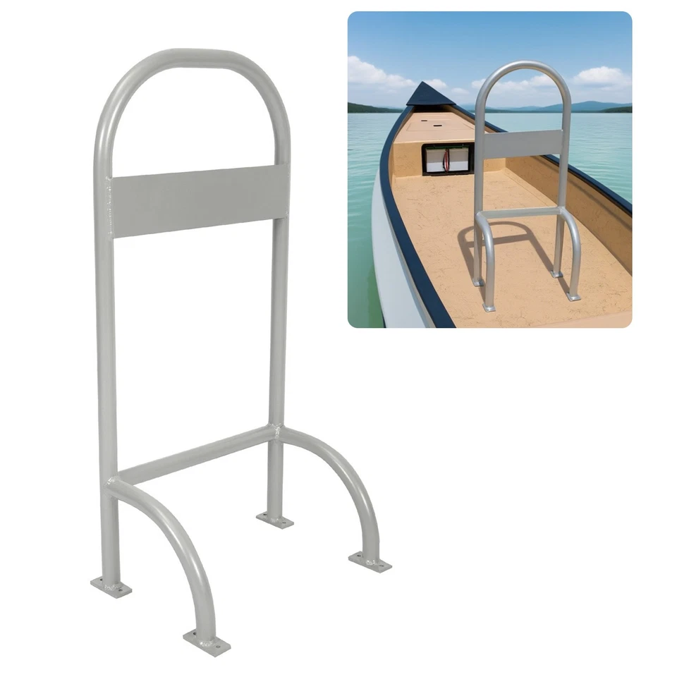 36" Boat Cooler Grab Bar For Gheenoe Skiff Flats Boats Jon Boat w/Lateral Plate - Image 1 of 4