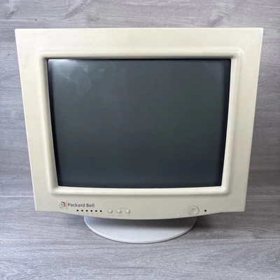 Packard Bell 1512S ME CRT Monitor Vintage Retro Computer Display 14” - Image 1 of 4