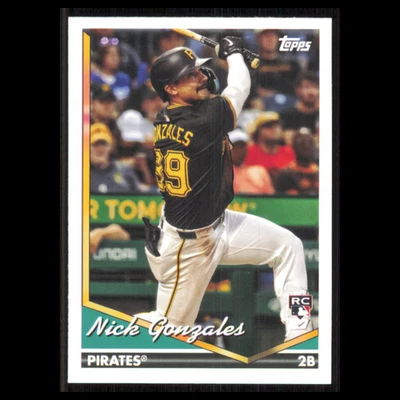 Nick Gonzales Rookie #227 2024 Topps Archives Pittsburgh Pirates Baseball Card - Image 1 of 3