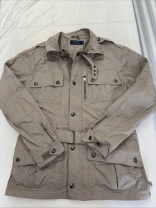 Polo Ralph Lauren Safari Jacket Belted Size L Field Military Utility - Picture 1 of 6