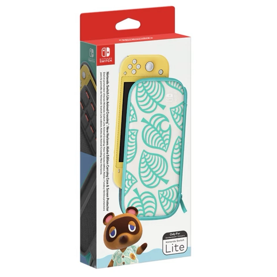 Nintendo Switch Lite Animal Crossing: New Horizons Edición Aloha Estuche/Pantalla Foto 1 de 1