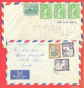 British Guiana 3 Diff Multi Franked Cover to USA Lot#4365 - Bild 1 von 2