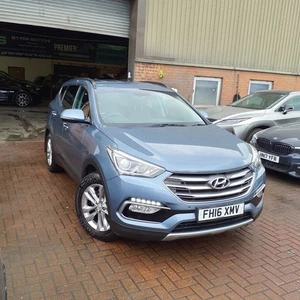 2016 16 HYUNDAI SANTA FE 2.2 CRDI BLUE DRIVE PREMIUM SUV 5DR DIESEL AUTO 4WD EUR - Picture 1 of 24