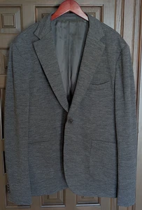 Chaqueta Blazer OFFICINE GENERALE Arthus Sólida, Gris, 46 R Se Ajusta a 48 (56 EU) - Imagen 1 de 8