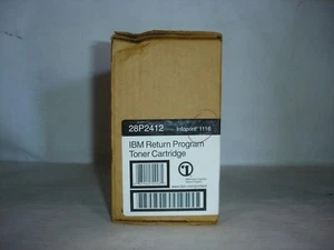 Genuine IBM InfoPrint Return Program Black Toner Cartridge 28P2412 - Picture 1 of 4